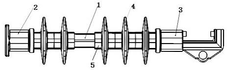 一种具有菱形芯杆的支撑绝缘子的制作方法