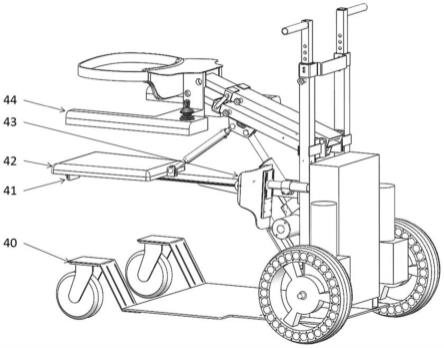 一种座位高度可调、可站立行走电动轮椅车的制作方法