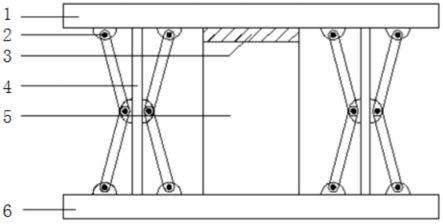 一种基于杆件组合结构的变刚度减隔震装置