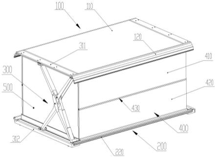 折叠厢房及其折叠房车的制作方法
