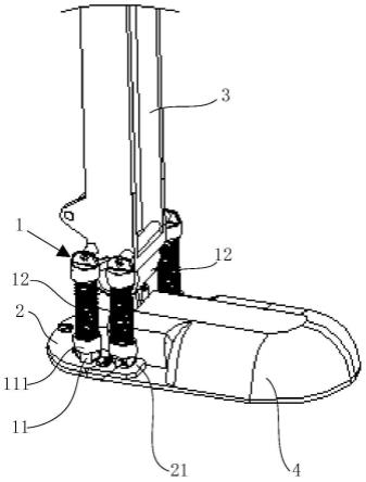 双足行走机器人踝关节的平衡补偿结构的制作方法