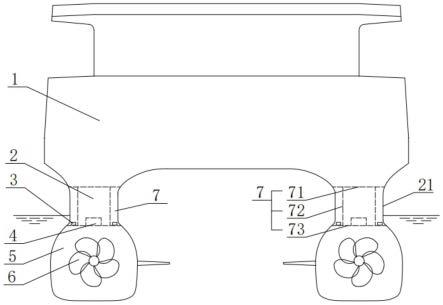 小水线面双体船支柱体上减振降噪液舱装置及其使用方法与流程