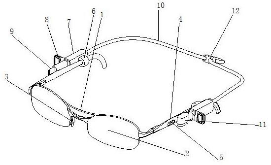 智能眼镜防掉绳充电线的制作方法