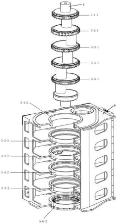 一种柱塞泵用的变径曲轴和动力端壳体及其装配方法与流程