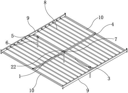 一种折叠床架组件及折叠床架的制作方法