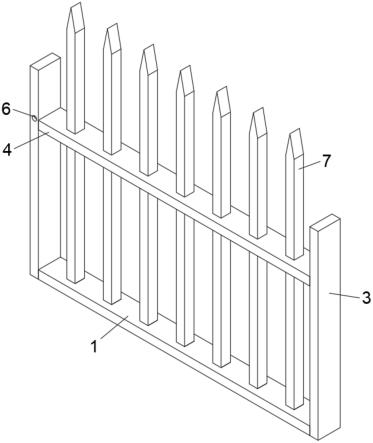 一种建筑工程施工安全管理围栏的制作方法