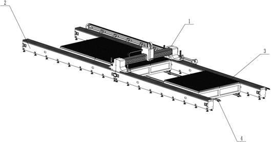 一种龙门激光切割机用移动料台的制作方法