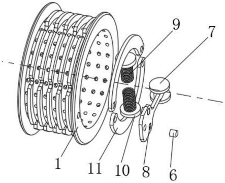 一种用于通讯线缆铺设的轮盘的制作方法