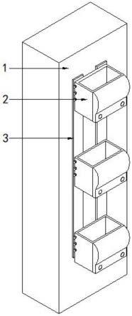 建筑钢筋混凝土工程结构植筋式植生槽构造的制作方法