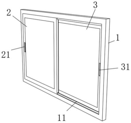 一种铝合金推拉节能门窗系统的制作方法