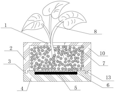 一种塑化无土基质盆花的制作方法