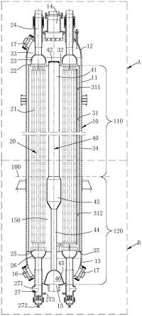 径轴向混合型二段式束管水床反应器的制作方法