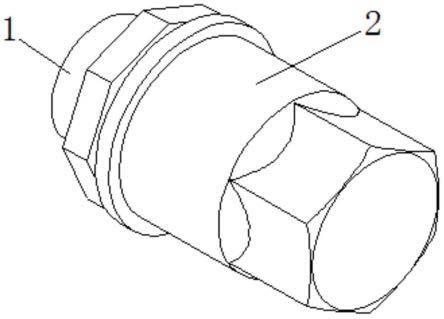 一种具有平面凸缘结构的组合式焊接螺栓组件的制作方法