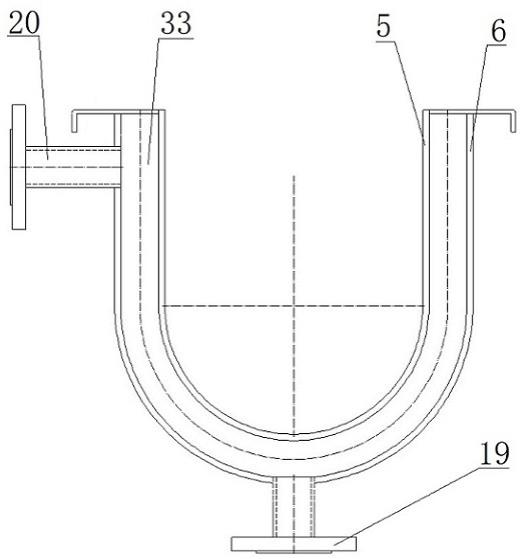 冷却式高温滤饼螺旋输送机的冷水降温式U型输料槽的制作方法