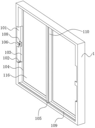 一种具有密封结构的防火型铝合金门窗的制作方法