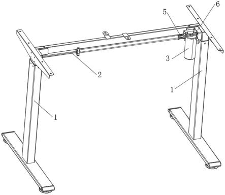 一种用于升降桌的锁止结构的制作方法