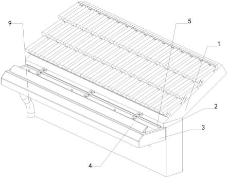 一种坡屋面块瓦屋面檐沟结构的制作方法