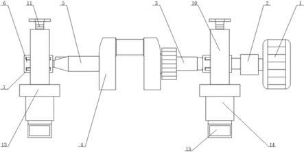 一种具有保护结构的齿轮机精密曲轴震动测试装置的制作方法