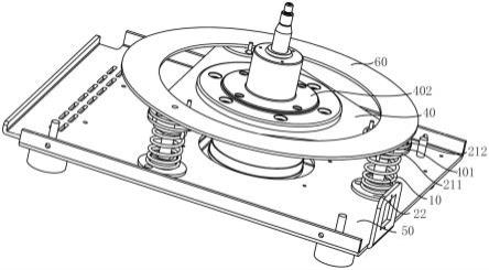 用于离心机的减震装置和离心机的制作方法