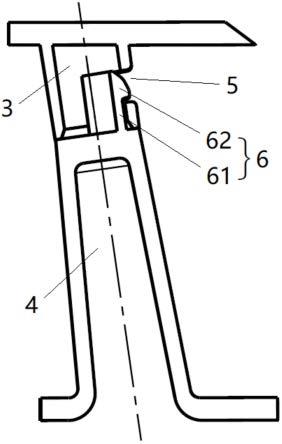 一种防止空滤进气管松脱变形的立柱结构的制作方法