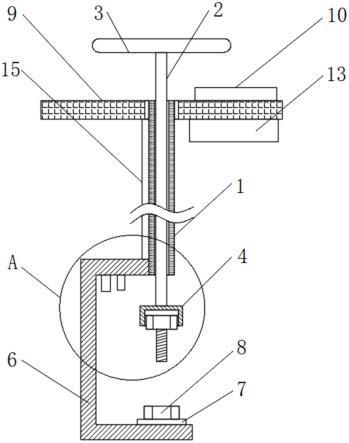 一种用于狭小空间竖井风管螺栓连接的紧固装置的制作方法