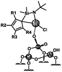 一种茂金属负载催化剂及其制备方法、乙烯和α烯烃共聚弹性体的制备方法与流程