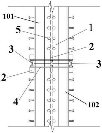 一种十字型钢安装垂直度微调装置的制作方法