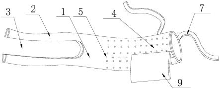 防拔管约束袖带的制作方法