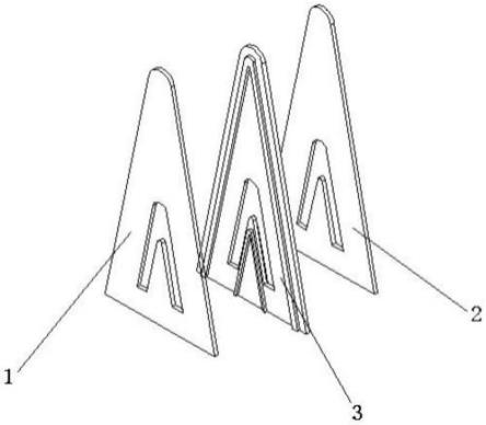 一种三角状薄膜热电偶的成型方法