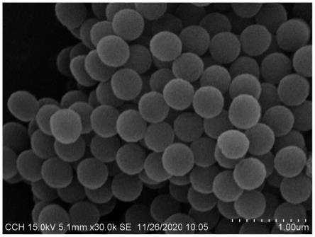 一种亚微米级羧基功能化聚苯乙烯微球的制备方法与流程