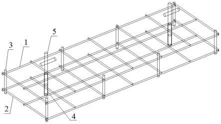 一种矩形钢筋支撑架及控制现浇楼梯钢筋网片间距的方法与流程