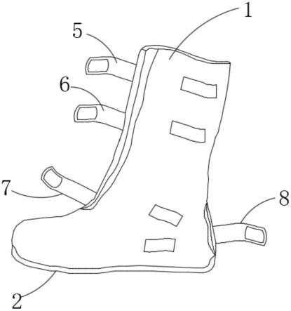 一种防水鞋套的制作方法
