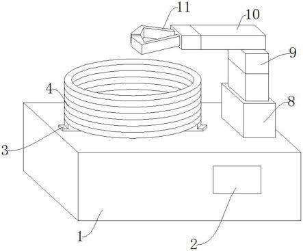 一种感应电炉生产用方形材料加热装置的制作方法