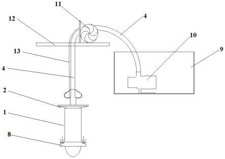 升降式吊装水母灯光喷泉及制作方法与流程
