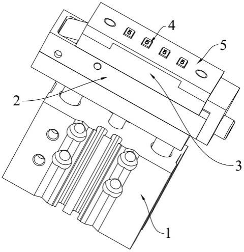 快换式自锁紧定位冲压钢印装置及生产线的制作方法