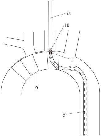 一种血管腔内支架术中分支血管定位的磁导航导管及方法