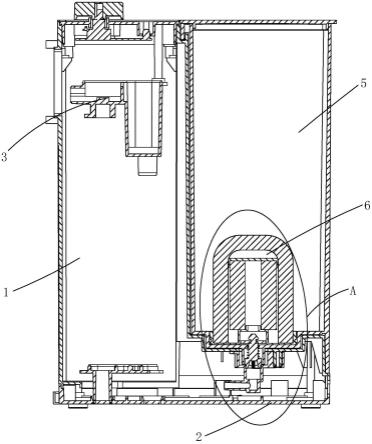 饮水机的滤芯安装结构的制作方法