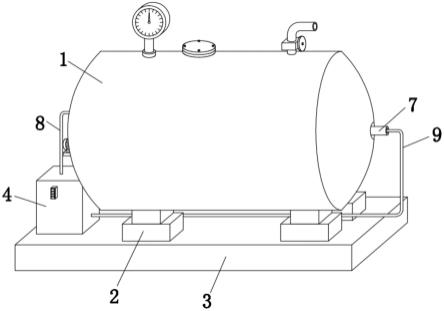 一种内置蒸发器定压贮存式低压二氧化碳灭火装置的制作方法