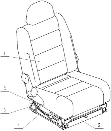 一种汽车座椅用滑动结构的制作方法