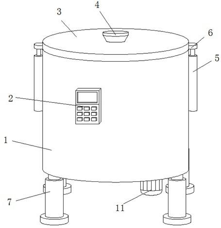 一种甲腈制备用密封反应罐的制作方法