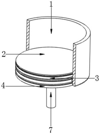 一种金属粉末冷压干燥系统的缸内密封活塞结构的制作方法