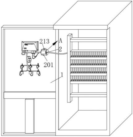 一种具有排线定位结构的PLC自动化控制柜的制作方法