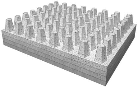 分层功能化泡沫吸波混凝土材料结构一体化设计方法