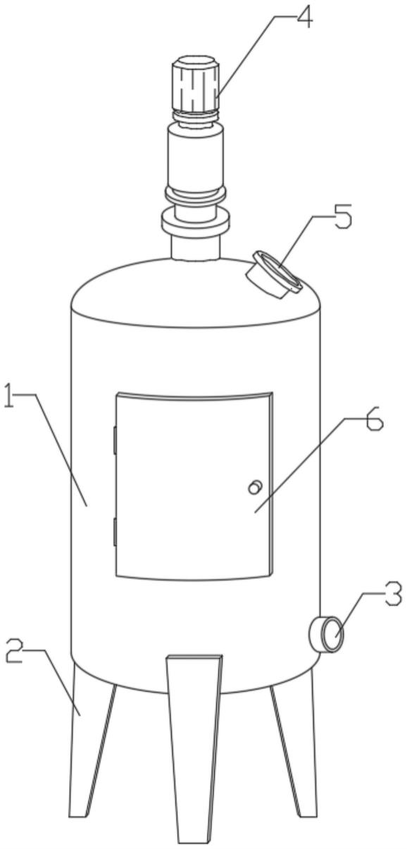 一种呋喃树脂原料加工用混合装置的制作方法