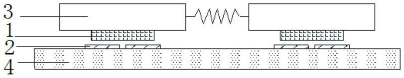 一种基于正交信号消除的突起电极的制作方法