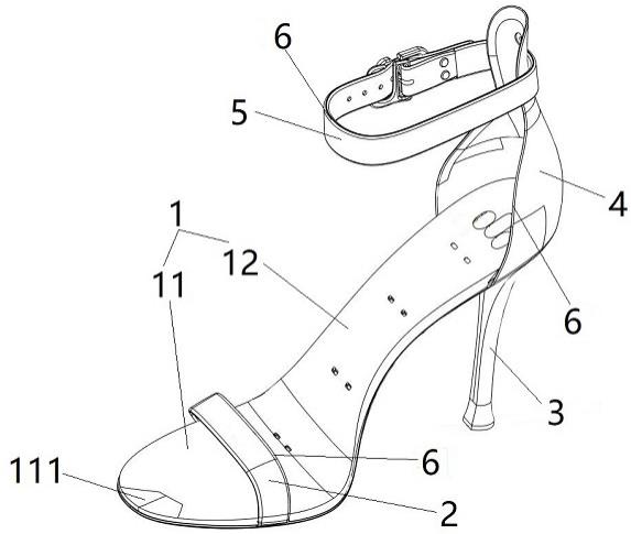 一种新型女装凉鞋的制作方法