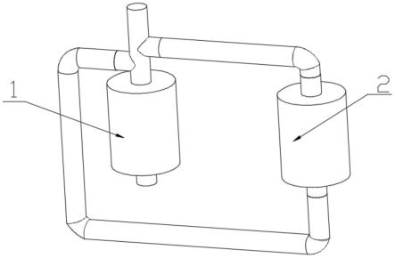 一种透析器与灌流器的连接装置的制作方法