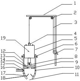 一种悬挂式连铸中间包液压抽渣装置的制作方法