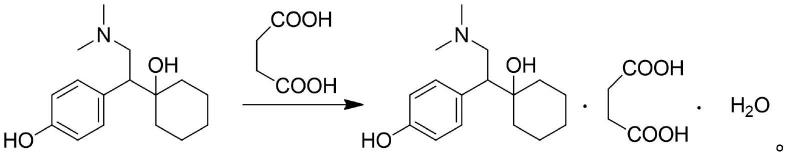 一种去甲文拉法辛和其琥珀酸盐的绿色工业化合成方法
