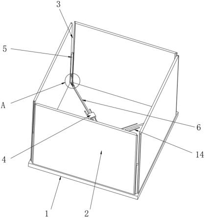 一种包装盒的翻折收纳结构